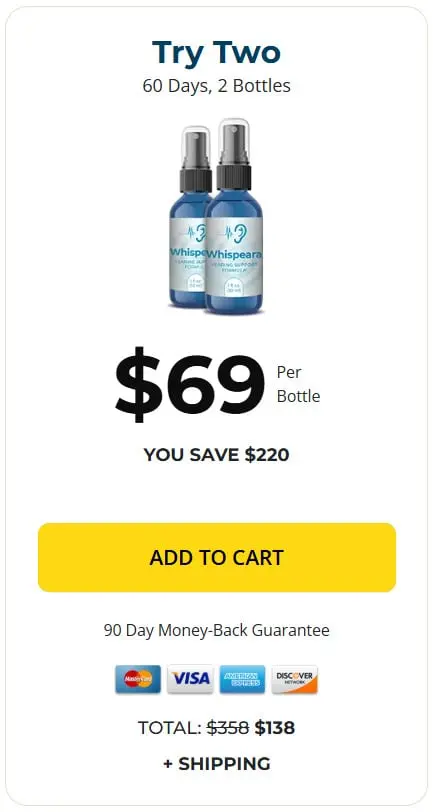 Order Whispeara 2 bottles